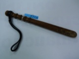 Vintage Wooden British Billy Club - Police Baton, OLD, We Will Ship, Well Used, Estate Find