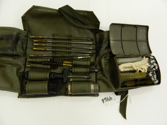 German WWII Gun Cleaning Kit, Looks Complete. We Will Ship This Item. 8" Length