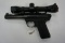 Estate Item: Used Ruger 22/45 Target Pistol, .22LR, 2 mags, Simmon Pro Hunter 4x32 Scope Mounted