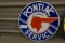Pontiac Service, red, white & blue, 30