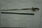 CA 1880's Prussian Sword, Fixed Guard, Sting Ray Skin Handle, with scabbard, 39