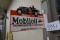 Mobiloil Gargoyle Race Car Flange Sign, 14.5