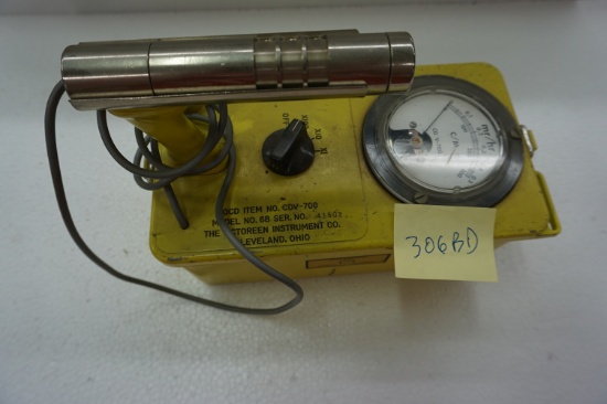 Cold War Radiation Detector: Estate Find, OCD item no CDV-709, Model #6B, Victoreen Inst. Cleveland.