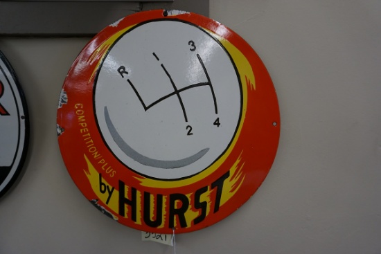 Hurst Shifter, 18" Round, Single Sided, $29 Shipping