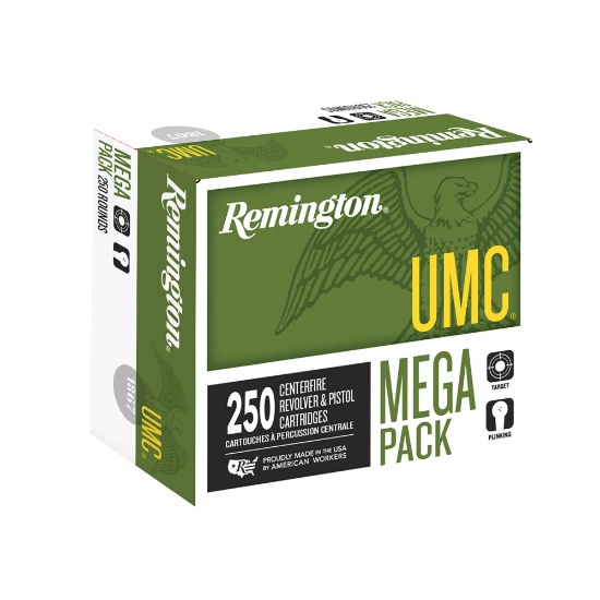 Remington, UMC, 45ACP, 230 Grain, Full Metal Jacket, Mega Pack, 250 Rounds, reml45ap4a