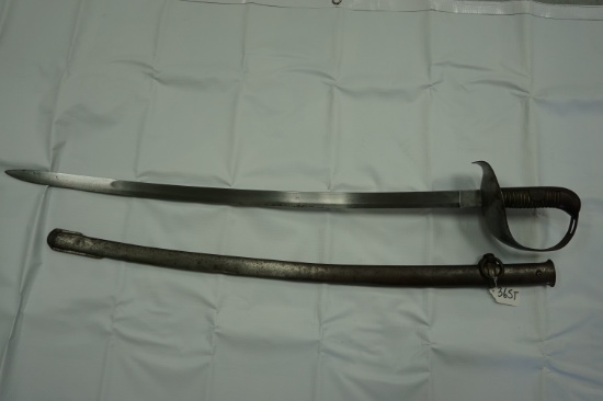 1881 Spanish Artillery Sword, Fabriqa de Toledo, 19th Century. handguard, 40" Overall, 34" Blade