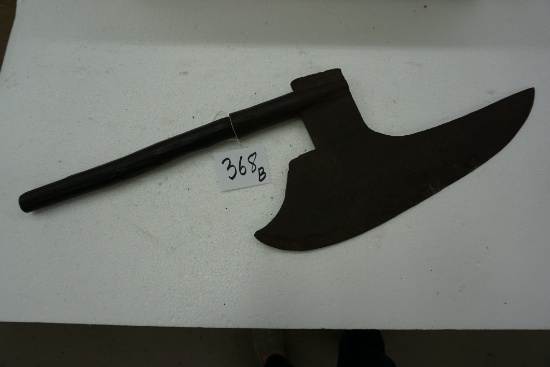 Transylvanian Axe, very old, hammered. Brought to U.S. in 1985 from Transylvania while visiting