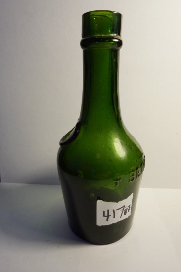 Very Old Benedictine Bottle, Religious from Russia, bottle is hand finished, 5.5"H