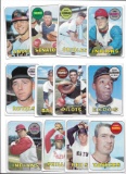 Lot of (25) Vintage 1969 Topps Baseball Cards