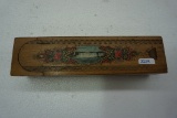 Outstanding Old Wooden Pencil/Artist Box, Souvenir from Niagra Falls, Estate Find