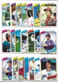 Lot of (21) 1980 Topps Baseball Cards