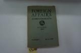 October 1941 Foreign Affairs, an American Quarterly Review. Outstanding Estate Find! 7