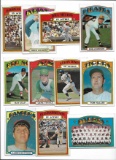 Vintage lot of (12) 1972 Topps Baseball Cards