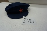 Chinese Blue Cap with RED STAR, Shanghai tag