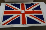 Irish Linen Souvenir Union Jack, Made in Great Britain Flag