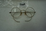 Victorian Wire Frame Eye Glasses, NO CASE, 12KGF