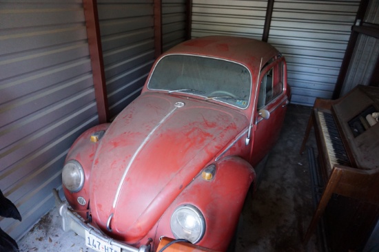 1965 VW Beetle, Has Not Run Since Late 1980's been stored inside  mini warehouse in Sealy, TX