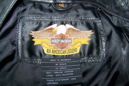 Estate Find: Matched pair of Leather Harley Davidson Jackets, 2 X the Money. Very Nice, His and Her