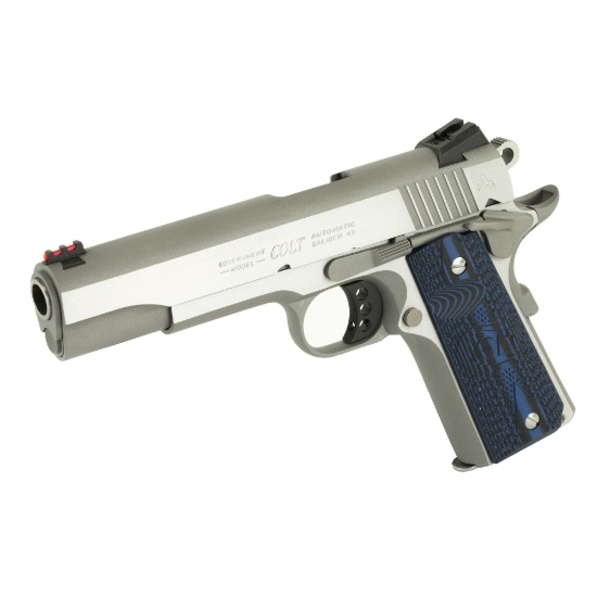 Colt Manufacturing, Competition Government, 45 ACP, 5" Barrel, Steel, Stainless CT1070CCS