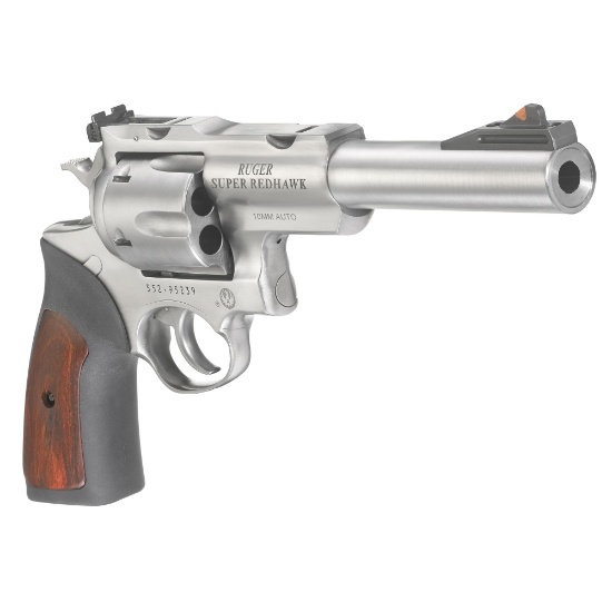 Ruger, Super Redhawk, Revolver, Double Action, 10MM, 6.5" Barrel, Satin Stainless, 05524