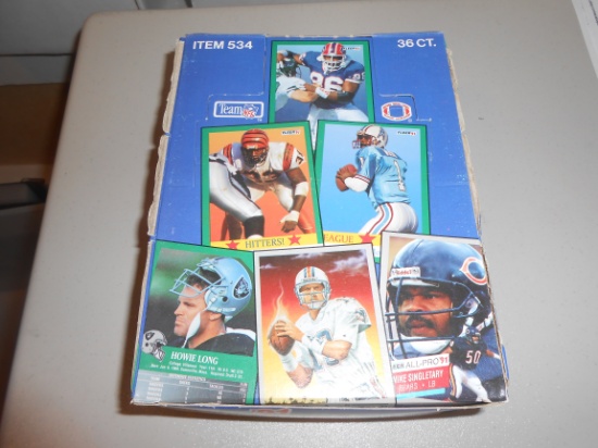 Complete Box of 1991 Fleer Football Card Packs