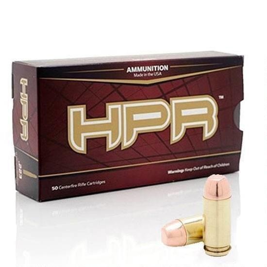 HPR HyperClean 10mm Auto 165gr TMJ 1290 fps 50 Rounds, w, HPR10165HBFP, $39 Retail Price