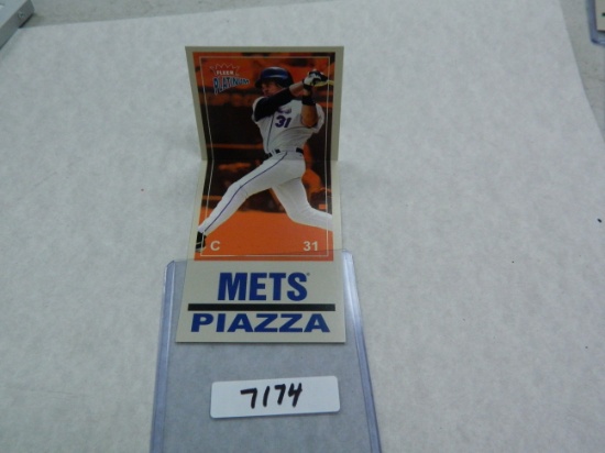 2004 Fleer Platinum BIG Signs, Fold Out Card: Mike Piazza, Mets