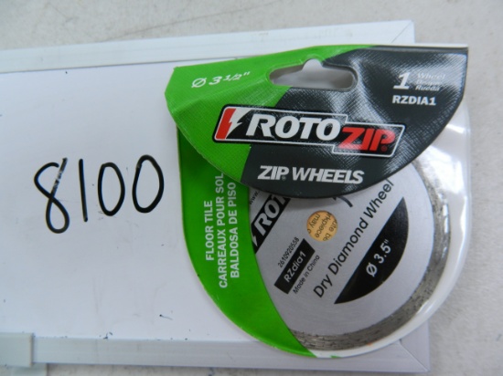 Rotozip 114-Rzdia1 Dry Diamond Zip Wheel For Ceramic Tile(Qty: 1)