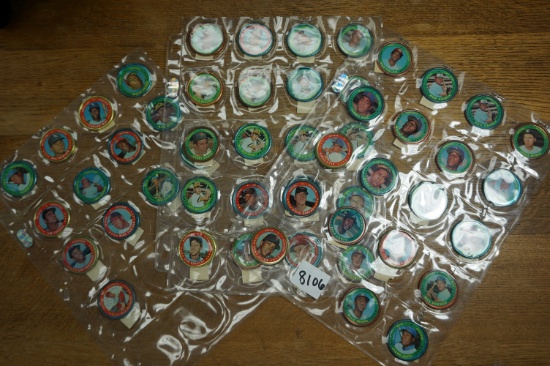 Fifty-Two (52) 1971 Topps Metal Baseball Coins  Loaded with Stars incl some duplicates: