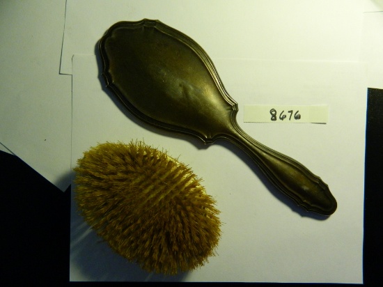 Sterling Silver Victorian Brush, Frame is Detached from Bristles and Weight Aprox. 3 Ounces