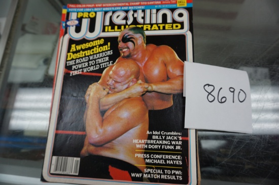 Eight (8) Issues of Pro Wrestling Illustrated from the year 1985, All One Money