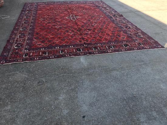 10'9"x14'4" Persian Fine Old Joshaghan Rug, Hand Tied Carpet, Retail $16,000+, Shipping $125