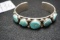 Sterling Silver and Turquoiise handmade Navajo bracelet