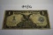 1899 U.S. One Silver Dollar, Silver Certificate. Blue Seal. Black Eagle, Large Note. Estate Find!