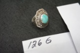 Sterling Silver and Turquoise Handmade Navajo Ring