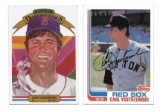 Two Card Lot of Hall of Famer Carl Yastrzemski Cards!