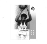 2011-12 SP Authentic Julius Erving University of Massachusetts Basketball Card #7