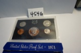 1971 Proof Set, sealed in lucite holder from U.S. Mint. Estate Find