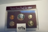 1987 Proof Set, sealed in lucite holder from U.S. Mint. Estate Find