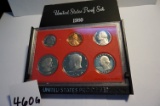 1980 Proof Set, sealed in lucite holder from U.S. Mint. Estate Find