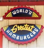 Fuddruckers Hamburger Sign