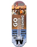 Rivers Edge Products 3 Fishing Legends Tin Thermometer, new in package