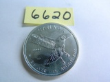 Silver Canada Birds of Prey Series, Red Tailed Hawk, One Ounce .999 Fine Silver