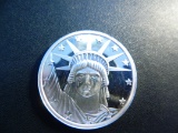 One Ounce .999 Fine Silver Lady Liberty Silver Bullion Round