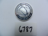 1 oz. silver International Trade Bullion (ITB) coin contains 1 Troy ounce of .999 fine silver