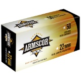 400 Rounds 22MAG, Armscor, 22WMR, 40 Grain, Jacketed Hollow Point, ARMFAC22M1N