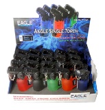 Twenty (20) X The Money: EAGLE TORCH 45 Degree ANGLE SINGLE FLAME TORCH ASSORTED COLORS 3