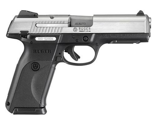 Ruger SR45 Pistol, .45ACP, 4.5"BRL, Stainless Slide, 10 Shot, NEW IN BOX, #3801