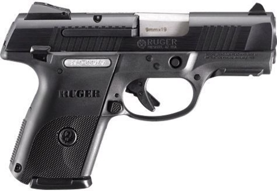 Ruger SR9C Compact Pistol, 9mm Luger, 17 Shot, NEW IN BOX, Adjustable 3 Dot Sights