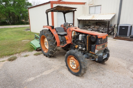 Estate Find: Shibaura D338DT, 40hp 4 cylinder Japanese Diesel Tractor, aprox. 1991 Year Model.